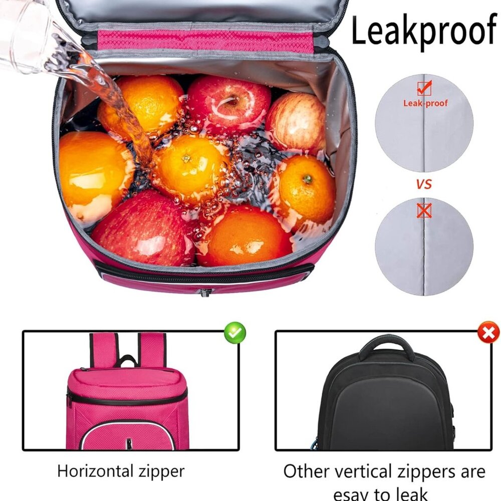 Forich Soft Cooler Backpack Insulated Waterproof … - image 2